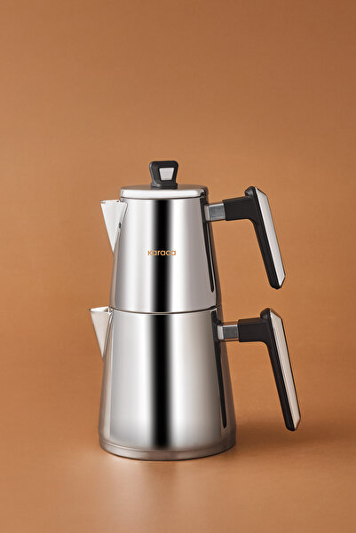 Karaca Space Powersteel Pro 316+ Çelik Indüksiyon Tabanlı Midi Çaydanlık Takımı