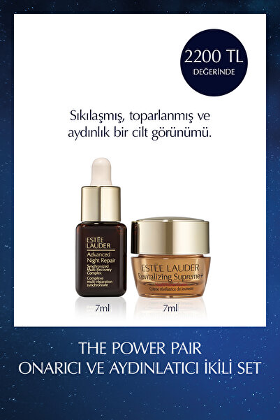 Estee Lauder 2'li Cilt Bakım Seti - Advanced Night Repair Serum 7ml Revitaliz...