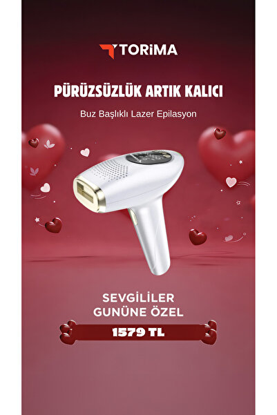 Torima Ipl Buz Başlıklı Lazer Epilasyon 999.999 Atım Otomtk/manuel Dokunmatik...