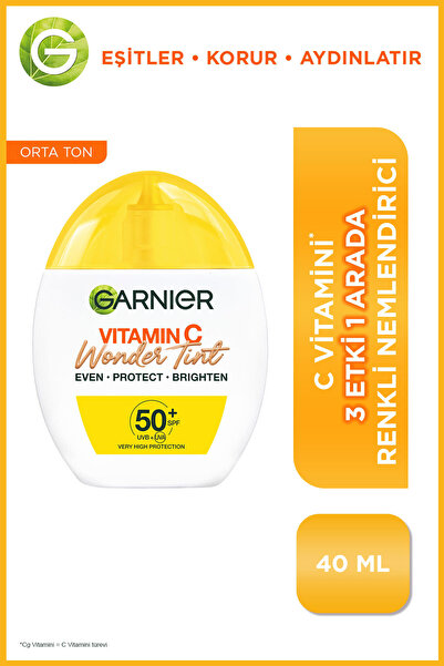 Garnier C Vitamini* 3 Etki 1 Arada Renkli Nemlendirici - Orta Ton