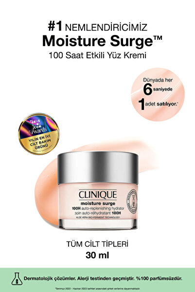 Clinique Moisture Surge™ Favori Nem İkilisi Seti | Nemlendirici Yüz Kremi 30 ml + Göz Kremi 15 ml