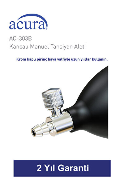Acura AC-303B Kancalı Steteskoplu Manuel Tansiyon Aleti