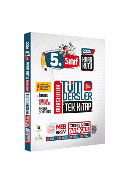 Karakutu Yayınları 2026 5.Sınıf Tüm Dersler TEK KİTAP YENİ SİSTEM İOKBS BURSL...