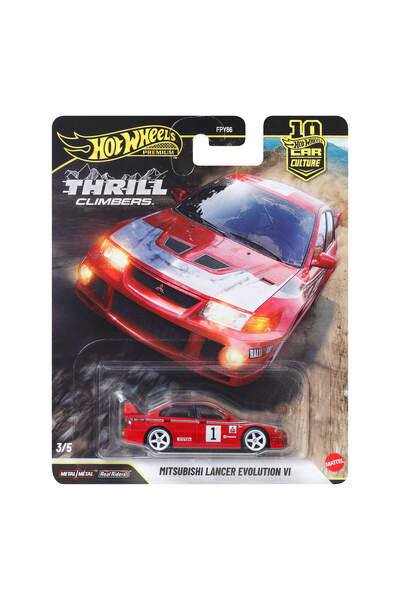 HOT WHEELS ® Mitsubishi Lancer Evolution VI, 1:64 ölçekli metal oyuncak araba...