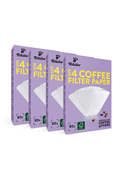 Tchibo 4x80 Filtre Kağıdı No. 101, Beyaz