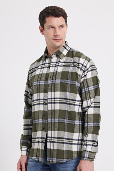 Tudors Men's Relax Fit Comfortable Cut Winter Plaid Lumberjack Shirt