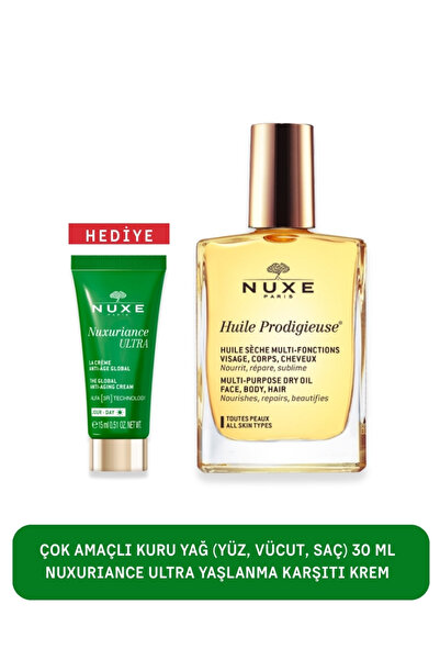 Nuxe Çok Amaçlı Kuru Yağ (Yüz, Vücut, Saç)-Nuxuriance Ultra Yaşlanma Karşıtı ...