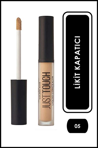 Golden Rose Just Touch Liquid Concealer 05 E Vitamini, Niacinamide, Likit Kap...
