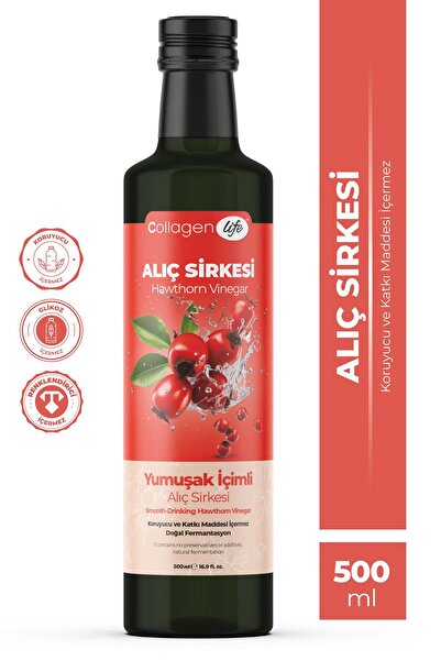 Alıç Sirkesi Doğal Fermantasyon Hawthorn Vinegar 500 mL