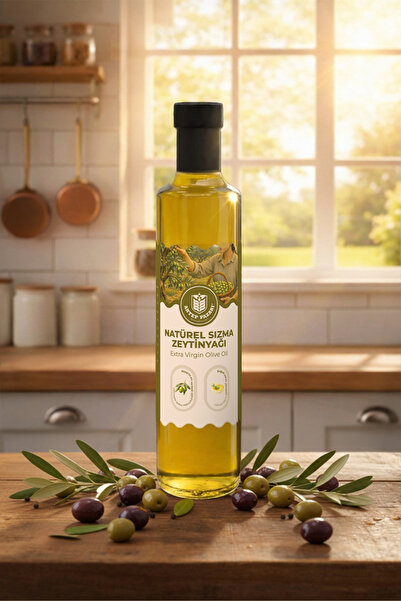 Antep Pazarı Zeytinyağı Sızma 1.kalite- Nizip Zeytinyağı -450 Ml