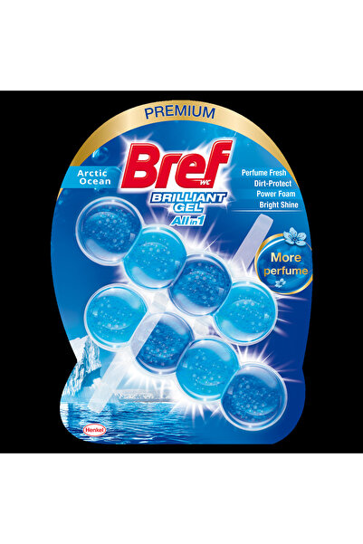 Bref Brilliant Gel Tuvalet Bloğu 5 Adet İkili Paket