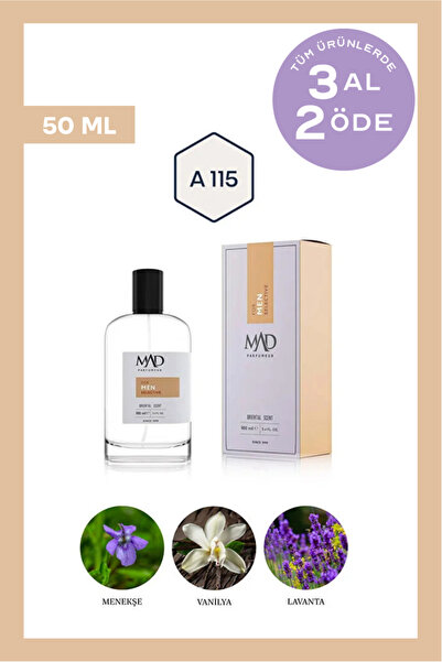 Mad Parfüm Mad A115 Selective 50 ml Erkek Parfüm | Oryantal & Fresh Notalar