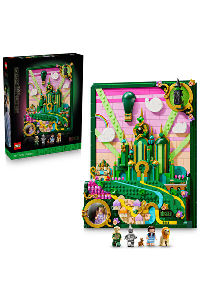 LEGO ® Wicked Emerald City Duvar Tablosu 75685 - Yetişkinler için Dekoratif M...