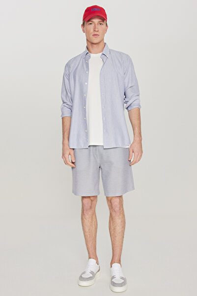 AC&Co / Altınyıldız Classics Erkek Lacivert Pamuklu Standart Fit Normal Kesim...