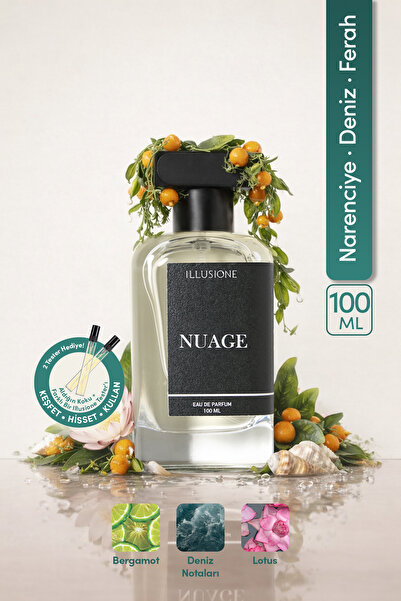ILLUSIONE FRAGRANCE Nuage Edp Erkek Parfüm 100ml | Narenciye-marin-fresh | De...