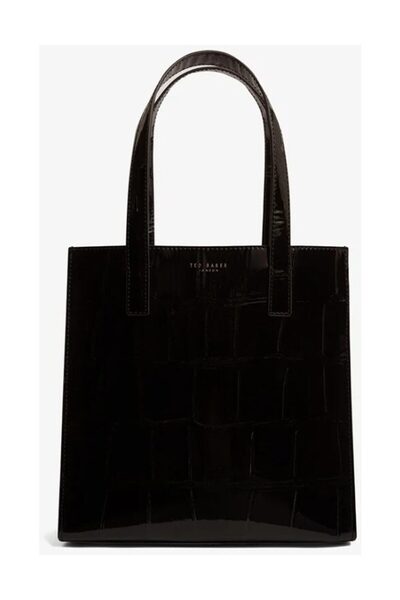 Ted Baker Croc Effect Small Icon Bag