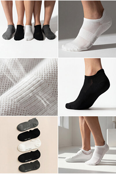 Katia&Bony Șosete unisex, basic piese, 5'li, mix negru