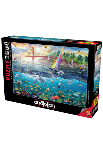 Anatolian Puzzle 2000 Parça Yapboz Puzzle - San Francisco Köprüsü 3968