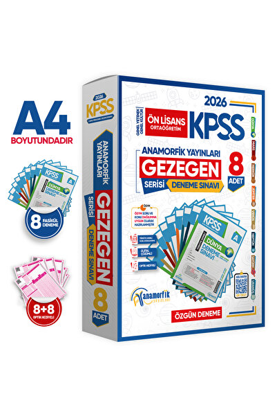 İnformal Yayınları 2026 Kpss Ortaöğretim Gy- Gk Gezegen 8li Deneme Paketi Kur...