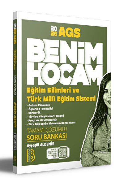 Benim Hocam Yayınları 2026 Eğitim Bilimleri ve Türk Milli Eğitim Sistemi Tama...