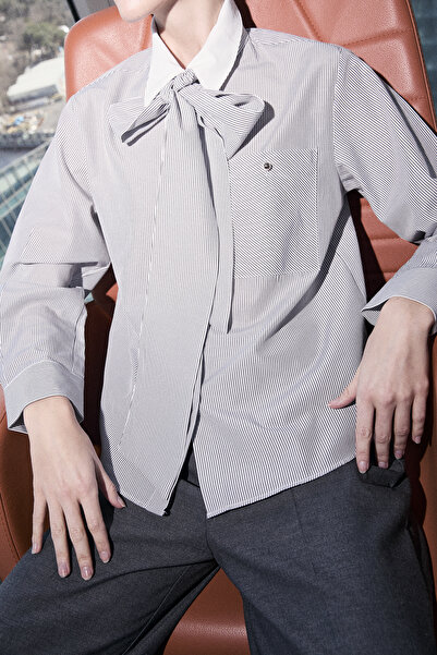 Trendyol Kollektion Mehrfarbig gestreiftes, weit geschnittenes/Oversize-Hemd ...