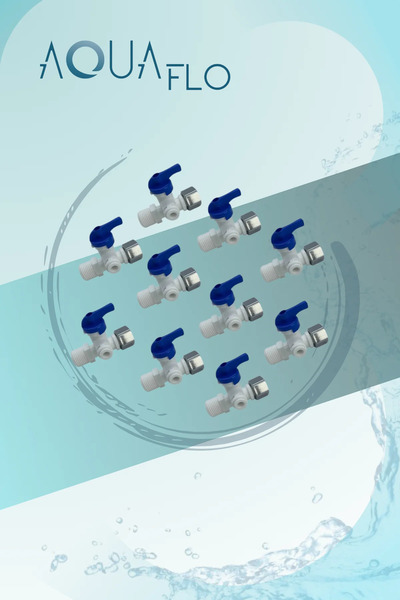 AQUAFLO Su Arıtma Cihazı 3/8 Kombo Hat Alma Aparatı 10 Adet