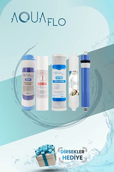 AQUAFLO Tüm Açık Kasa Cihazlar Ile Uyumlu 5'li Gaclı Standart Membran Set