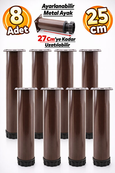 Badem10 Регулируема мебел Диванна основа Стол Метална опора Повдигач Крака за...