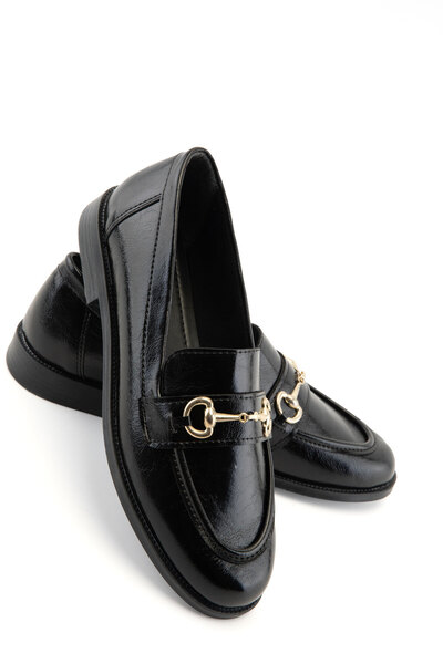 SOHO Black Women's Loafer Shoes 21388
