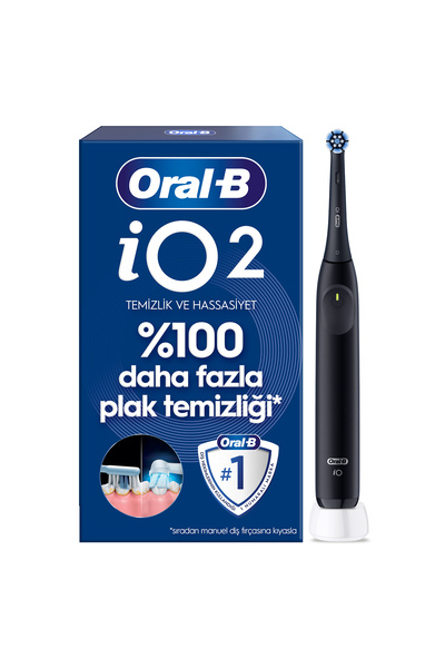 Oral-B iO 2 Şarjlı Diş Fırçası – Gece Siyahı