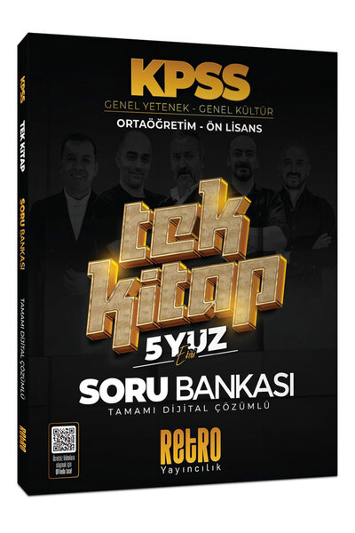 RETRO YAYINCILIK 2026 Model KPSS Genel Yetenek Kültür Ortaöğretim Ön lisans T...