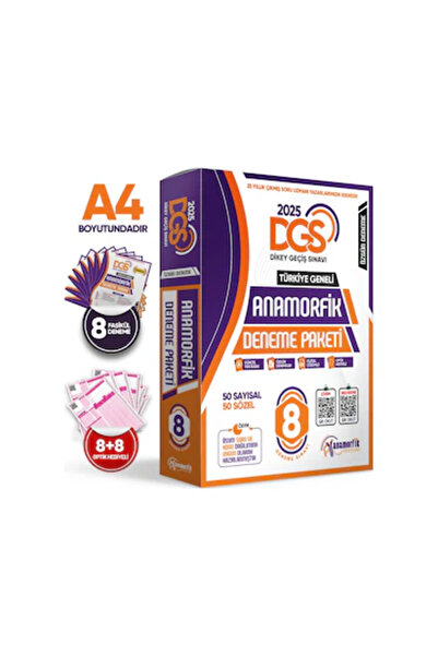 İnformal Yayınları 2025 DGS Anamorfik 8li Deneme Paketi Özgün Yeni Nesil Türk...