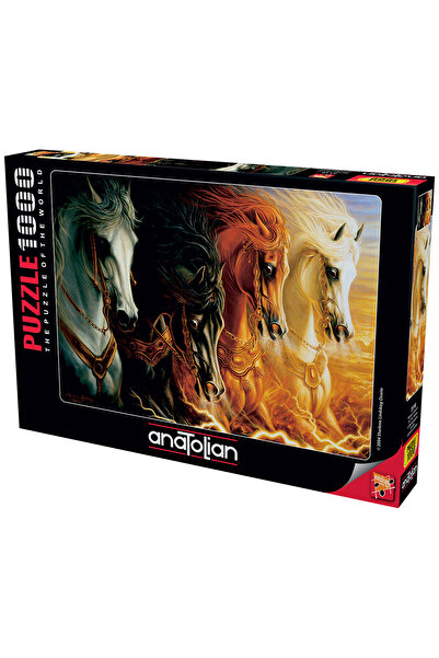Anatolian Puzzle 1000 Parça Yapboz Puzzle - Mahşerin Dört Atı 3116