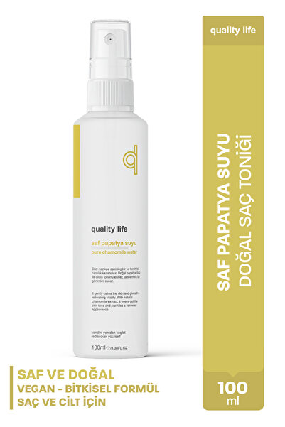 Quality Life Doğal Papatya Suyu Saç Açıcı Sprey Saç Renk Açıcı Saf Saç Toniği...