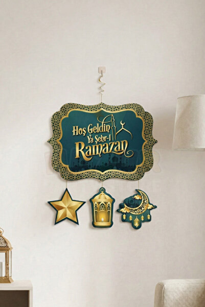 Huzur Party Store Hoşgeldin Ya Şehri Ramazan Yazılı Asmalı Tavan Sarkıt Süsü ...