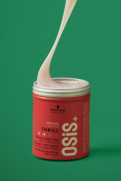 Osis Thrill Elastik Lifli Gum Şekillendirici Orta Tutuş 100ml | Parlaklık Veren Gum Wax, Saç Sakızı