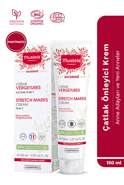 Mustela Çatlak Önleyici Krem 150 ml - Anne Adayları ve Yeni Anneler İçin (Par...
