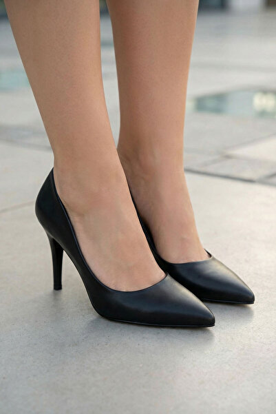 SOHO Siyah Kadın Klasik Topuklu Ayakkabı 19550