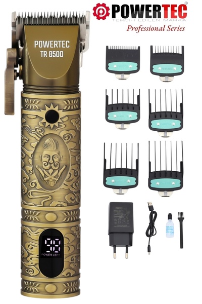 POWERTEC TR-8500 Profesyonel Usb Şarjlı Saç Sakal Tıraş Makinesi