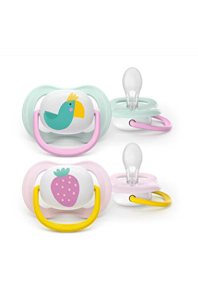 Philips Avent Σετ 2 πιπίλες Ultra Air, ορθοδοντικές, 0–6 μηνών, χωρίς BPA, πο...