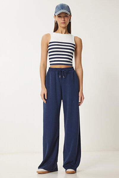 Happiness İstanbul Modal-Jogginghose mit weitem Bein