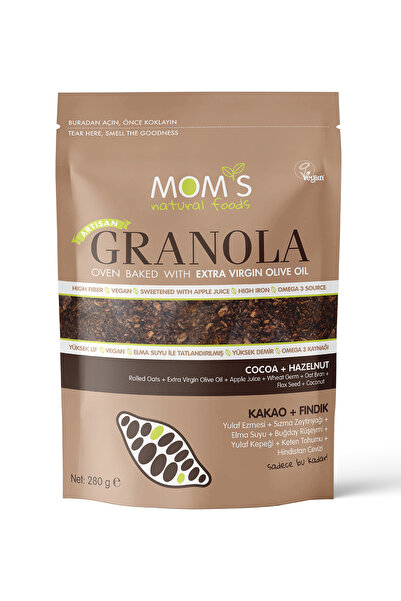 Mom's Natural Foods Kakao & Fındık 280 G