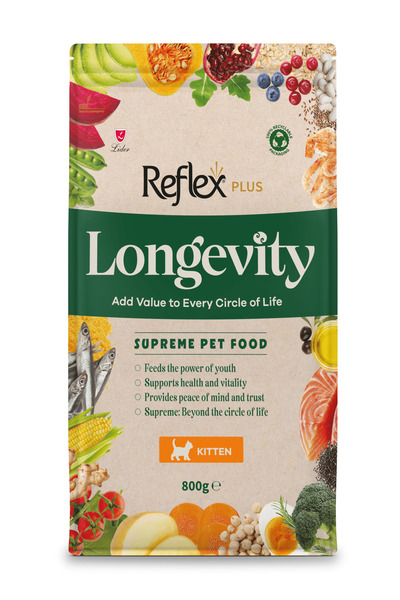 Reflex Plus Longevity Yavru Kedi Maması 800g