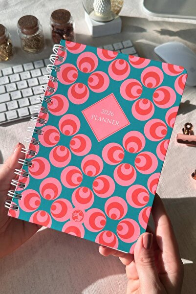 Le Color Agenda săptămânală 2026 Spiralată A5 12 luni Lucky