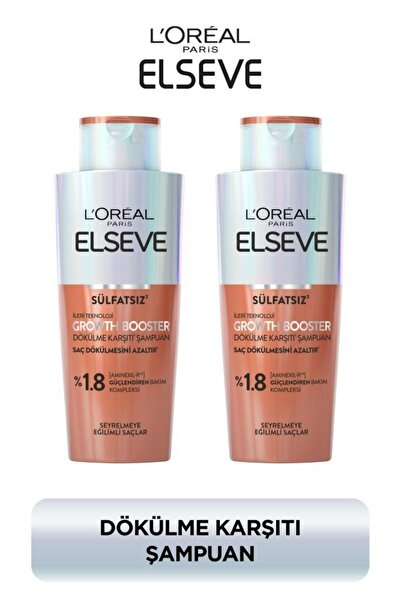 ELSEVE 2'li Growth Booster Saç Dökülme Karşıtı Şampuan 200ml