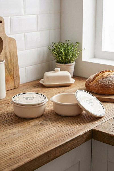 TRENDYOLMİLLA HOME 2-Piece Breakfast & Storage Container with Lid 10cm & 185 ...