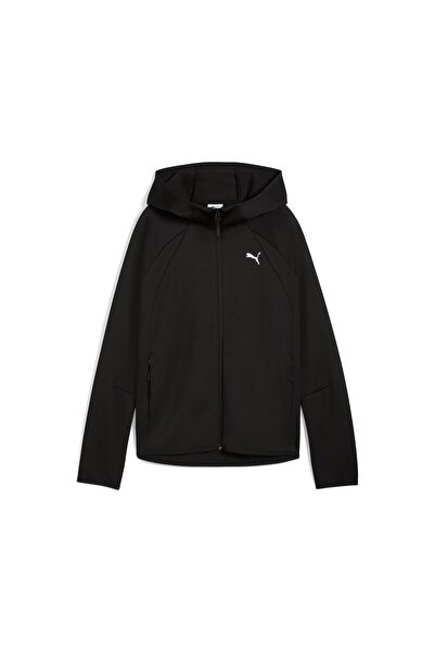 Puma Hanorac cu fermoar complet EVOSTRIPE pentru femei Swea tricou