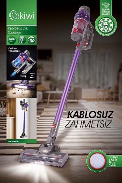 Kiwi Kvc-4040 BLDC Kablosuz Dikey Süpürge Mor