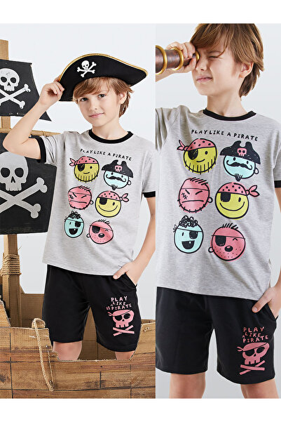 Denokids Σετ σορτς μπλουζάκι Pirate Boy