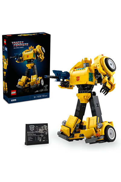 LEGO ® Icons Transformers Bumblebee 10338 - Yetişkinler için Robot Aksiyon Fi...